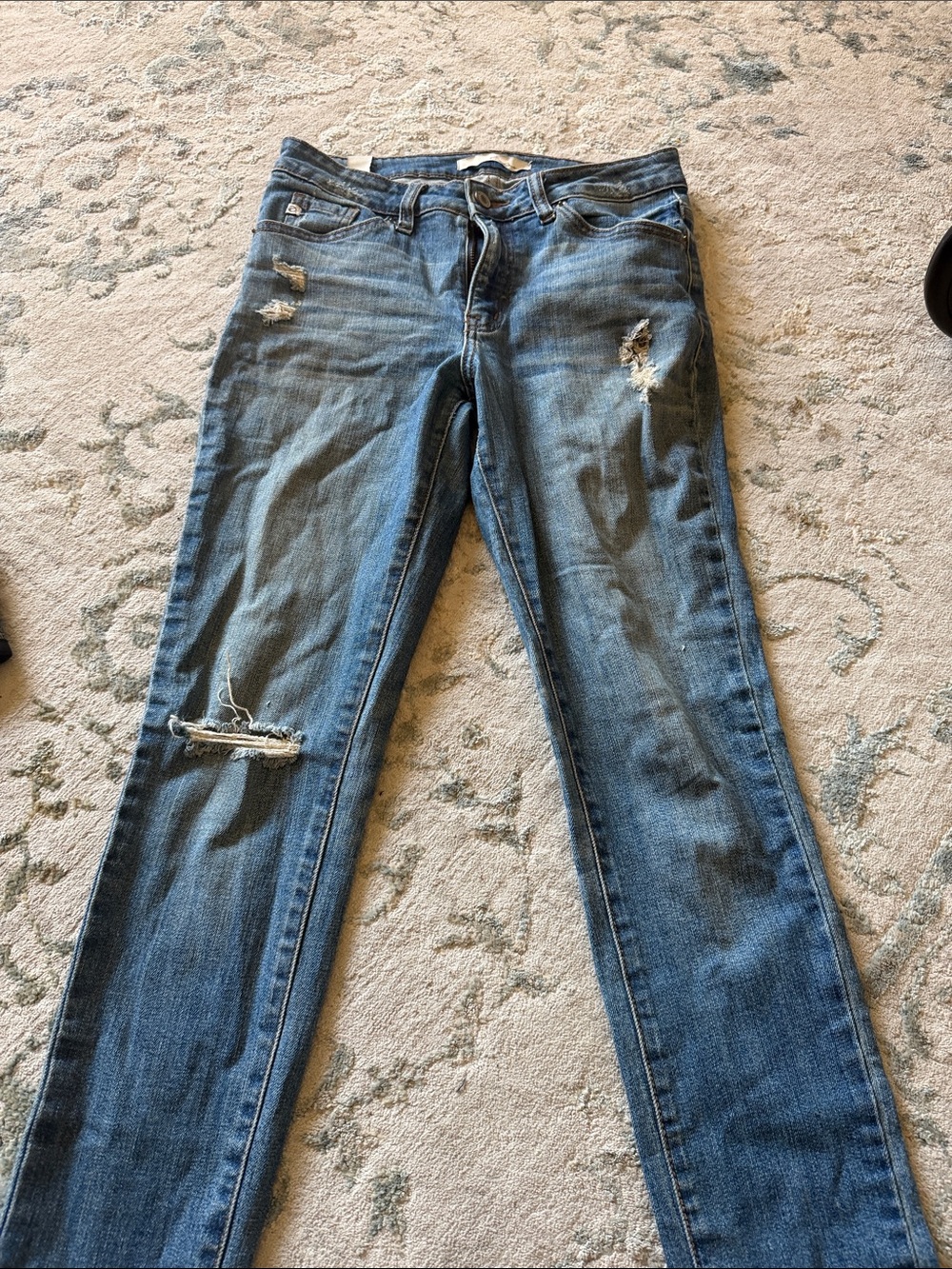 KanCan Medium Blue Distressed Skinny Jeans